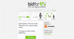 Desktop Screenshot of bidforfix.com
